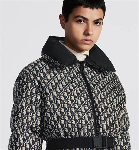 dior pouf|DiorAlps Puffer Jacket with Belt Blue Quilted Technical Taffeta .